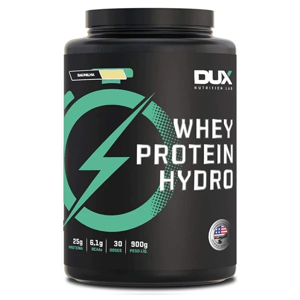 Whey Protein Hydro Baunilha Pote 900g Dux Nutrition