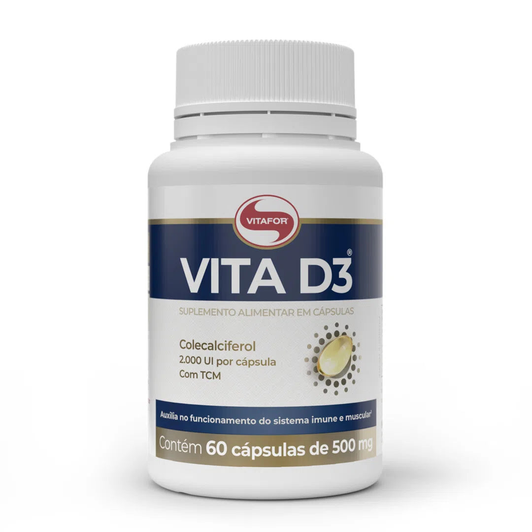 Vitamina D3 - 60 Cápsulas