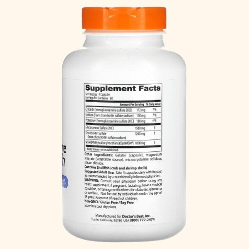 Glucosamina e Condroitina Msm 240 Cápsulas