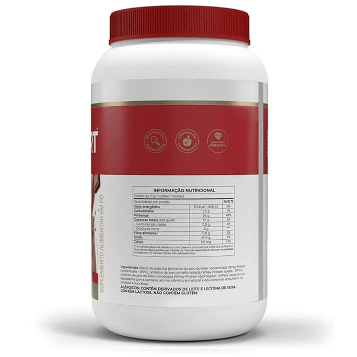 Whey Fort 3W, Chocolate - 900g - Vitafor