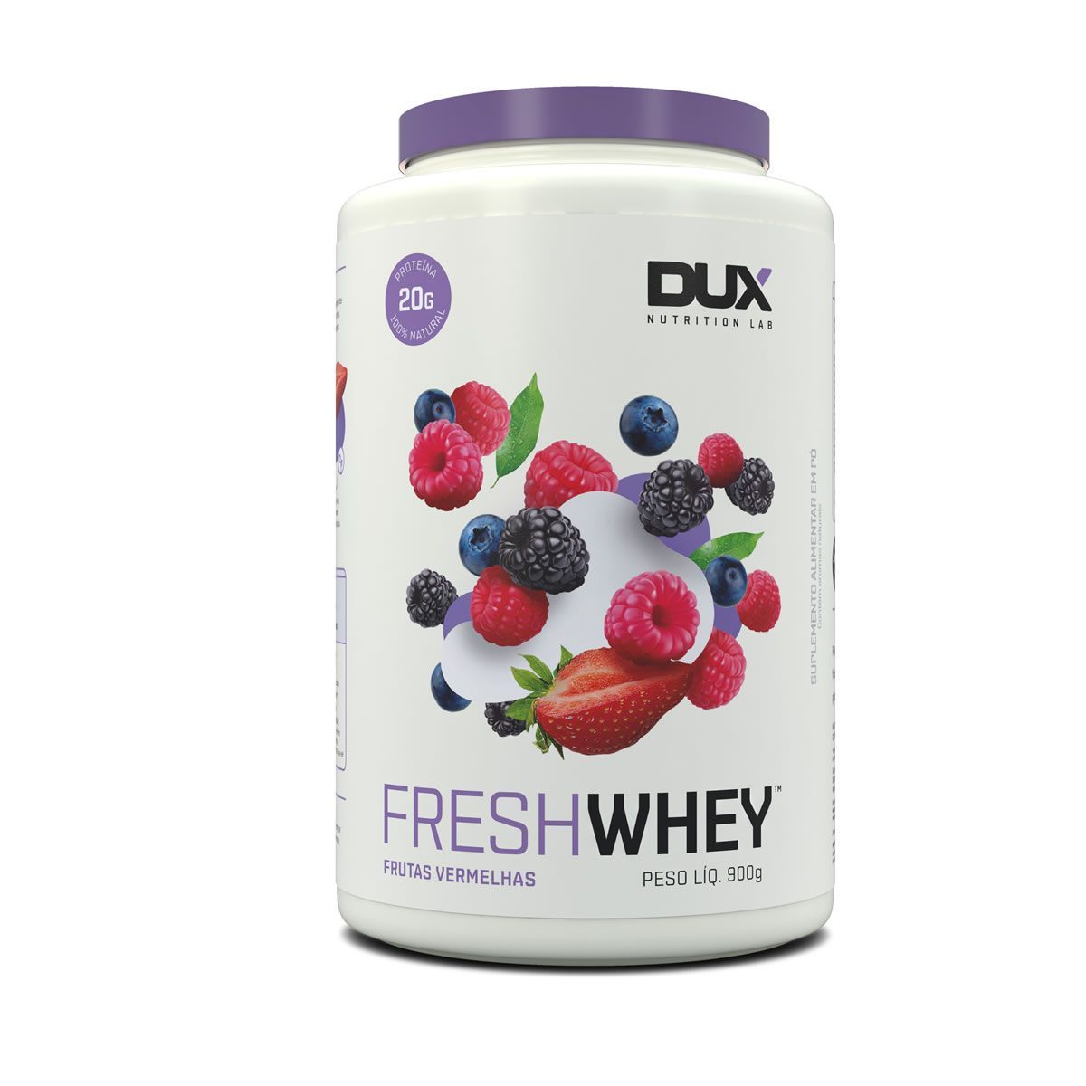 Fresh Whey - 900g Frutas Vermelhas - Dux Nutrition